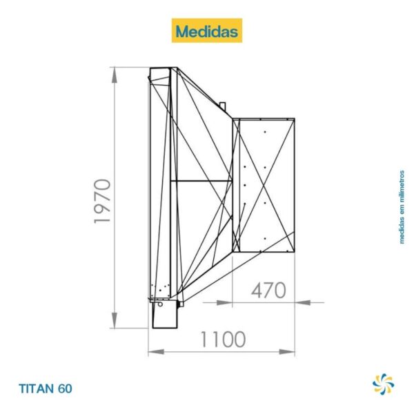 Climatizador Evaporativo Titan 60 Climabrisa - Image 5