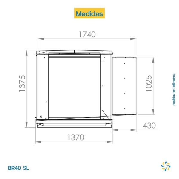 Climatizador Evaporativo BR40 SL Climabrisa - Image 3