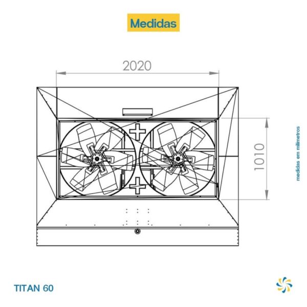 Climatizador Evaporativo Titan 60 Climabrisa - Image 4