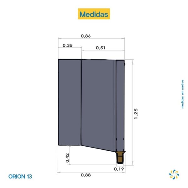 Climatizador Evaporativo Orion 13 Climabrisa - Image 5