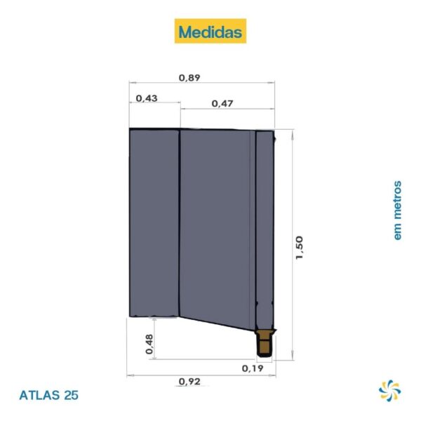 Climatizador Evaporativo Atlas 25 Climabrisa - Image 5