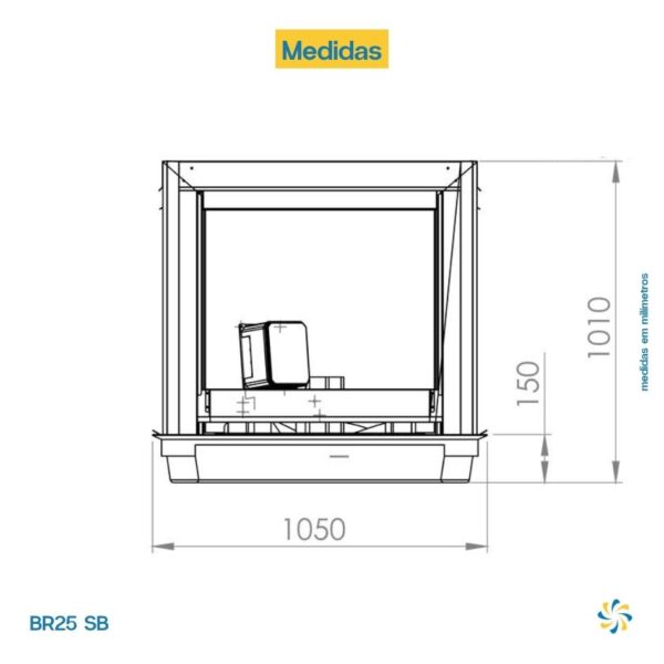 Climatizador Evaporativo BR25 SB Climabrisa - Image 5