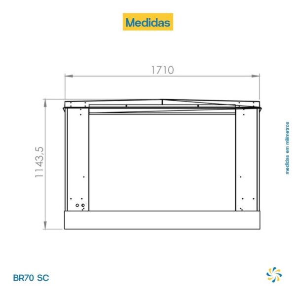 Climatizador Evaporativo BR70 SB Climabrisa - Image 3