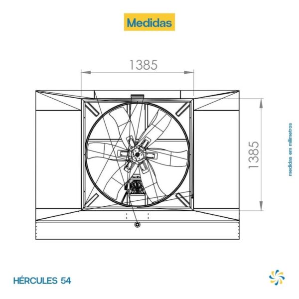 Climatizador Evaporativo Hércules 54 Climabrisa - Image 4