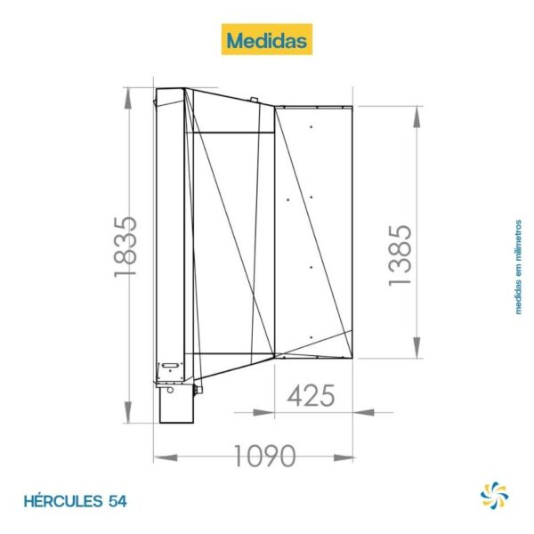 Climatizador Evaporativo Hércules 54 Climabrisa - Image 5