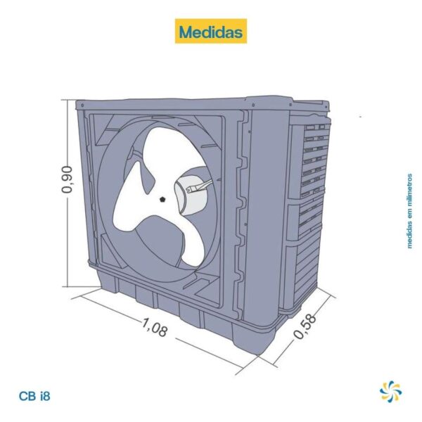 Climatizador Evaporativo CB i8 Climabrisa - Image 4