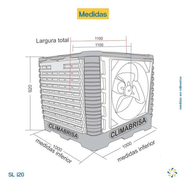 Climatizador Evaporativo SL i20 Climabrisa - Image 5