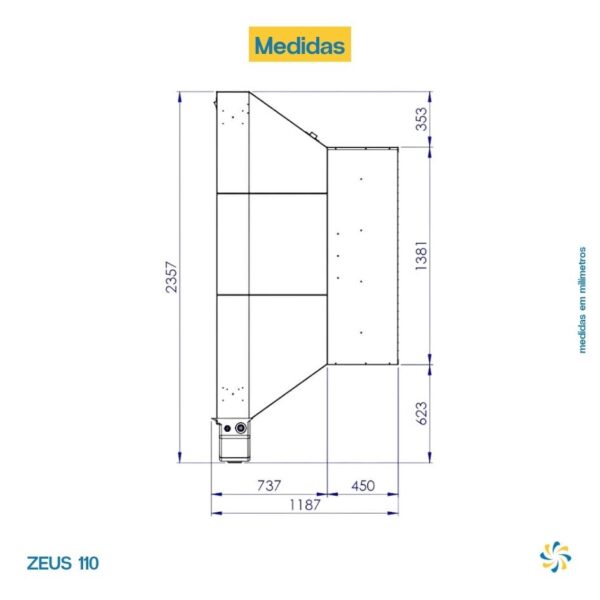 Climatizador Evaporativo Zeus 110 Climabrisa - Image 5