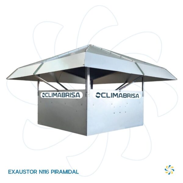 Exaustor Industrial N116 Piramidal Climabrisa