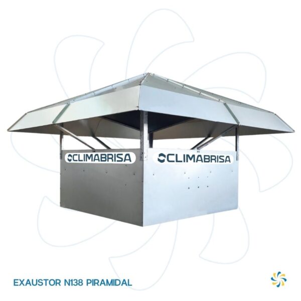 Exaustor Industrial N138 Piramidal Climabrisa